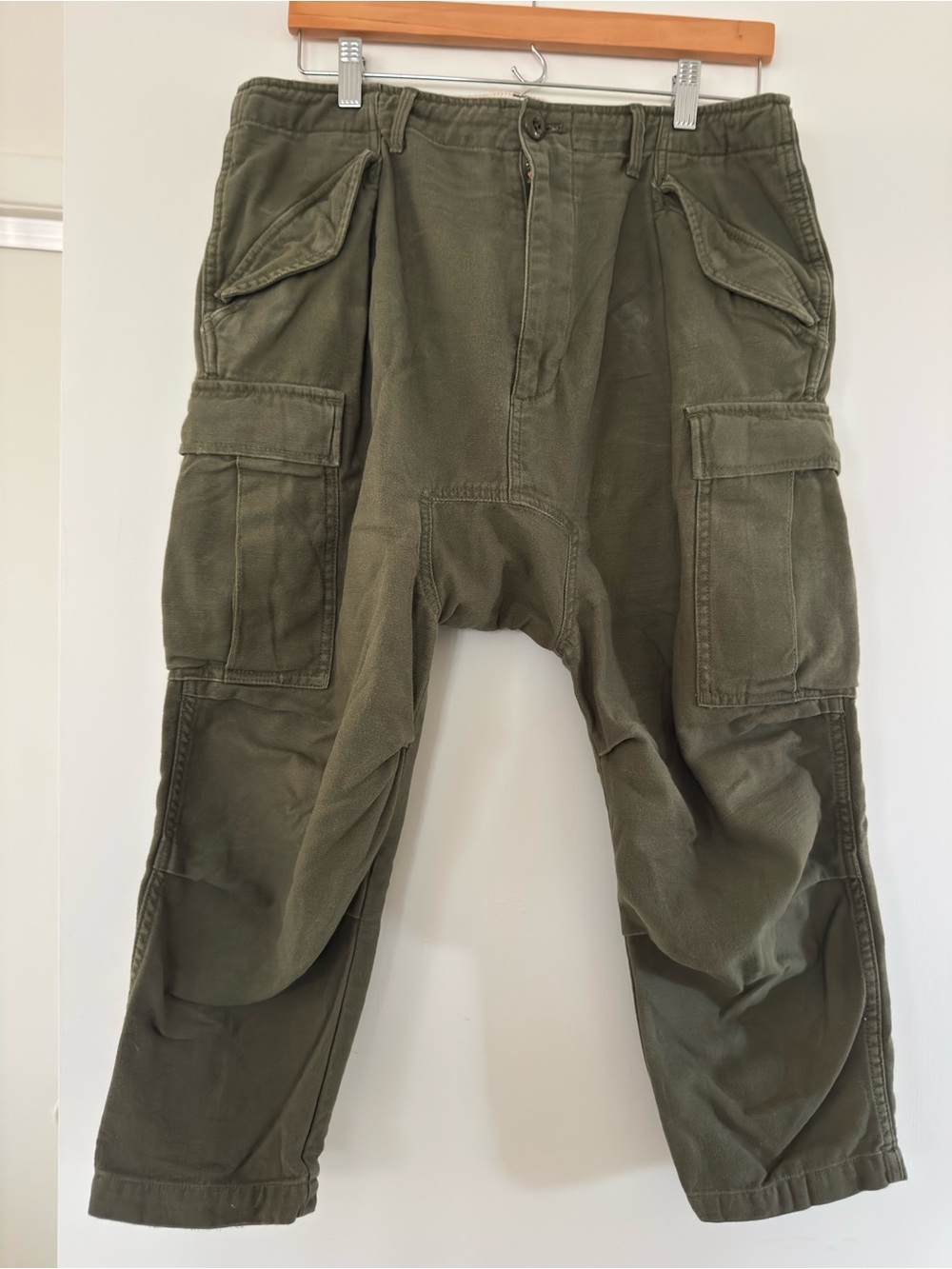 Nili Lotan Womens Olive Cargo Pants